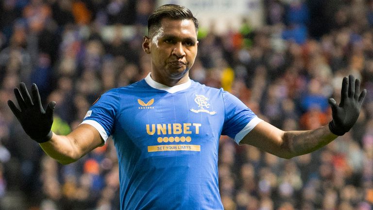 Alfredo Morelos scored the third against Dundee