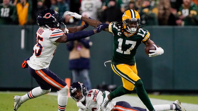 The best of the action from the clash between the Chicago Bears and the Green Bay Packers in Week 14 of the NFL season.