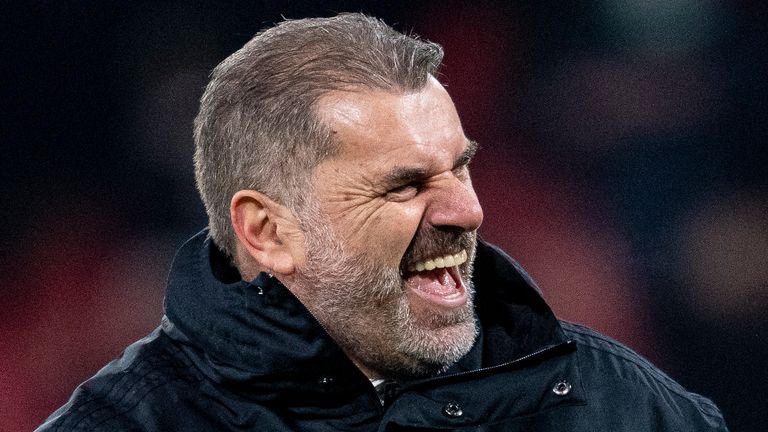 Ange Postecoglou's clinched his first trophy as Celtic manager