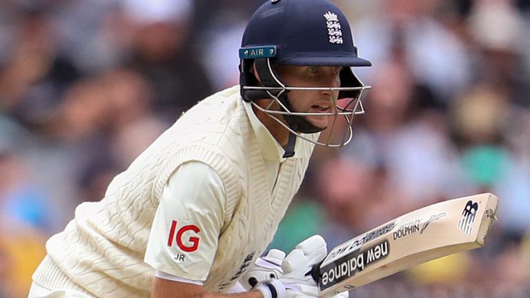 Joe Root played fluently but fell just after reaching his half-century in Melbourne