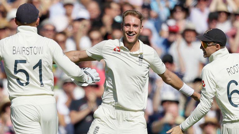 Stuart Broad enjoyed great success against Warner during the 2019 Ashes series