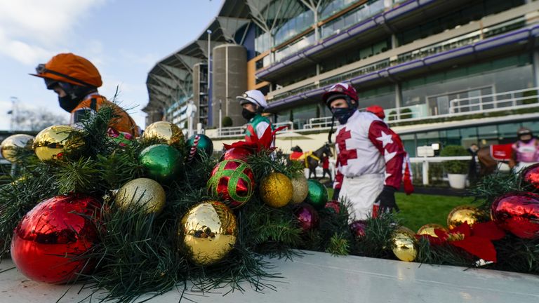 The Ascot jockeys kick off this Christmas Race weekend