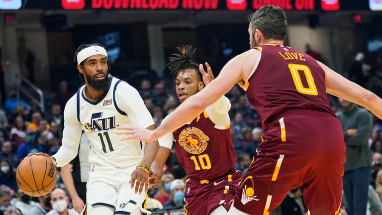 Highlights of the Utah Jazz against the Cleveland Cavaliers in Week 7 of the NBA.