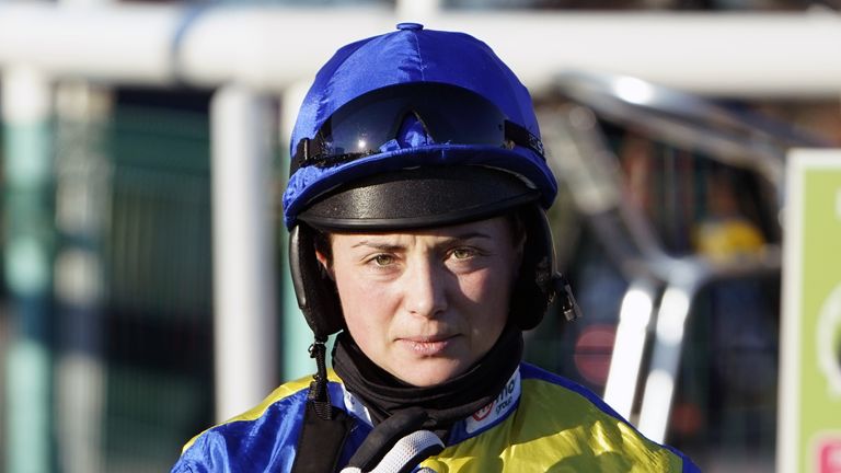 Bryony Frost was in action at Doncaster on Friday, a day after the BHA ruled that fellow rider Robbie Dunne had bullied and harassed her over a seven-month period last year