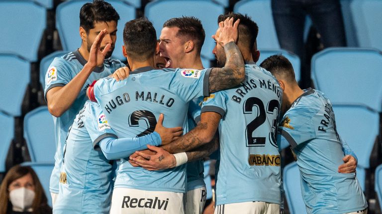 Santi Mina scored inside three minutes for Celta Vigo