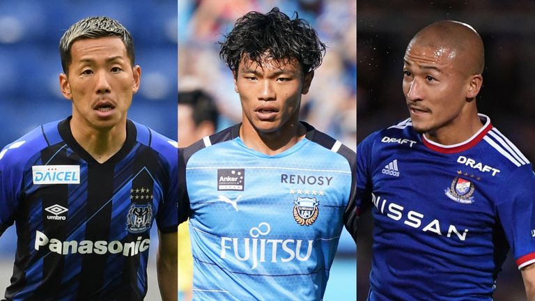 J-League stars Yosuke Ideguchi, Reo Hatate and Daizen Maeda