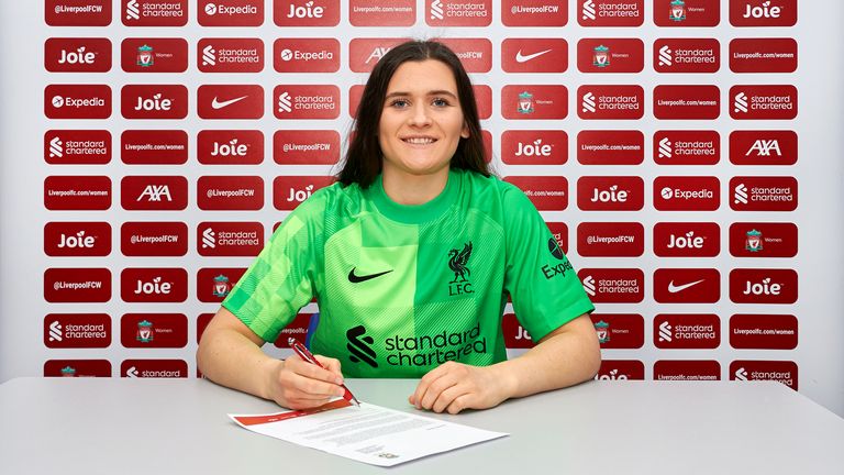 Charlotte Clarke says it feels surreal to be joining Liverpool (picture Liverpool FC)