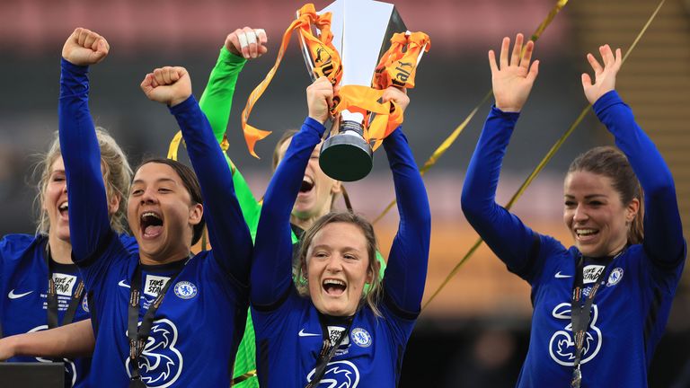 Chelsea beat Bristol City 6-0 to win last season's Continental League Cup