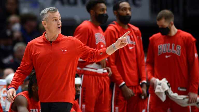 Chicago Bulls head coach Billy Donovan is having to contend with players and staff in quarantine