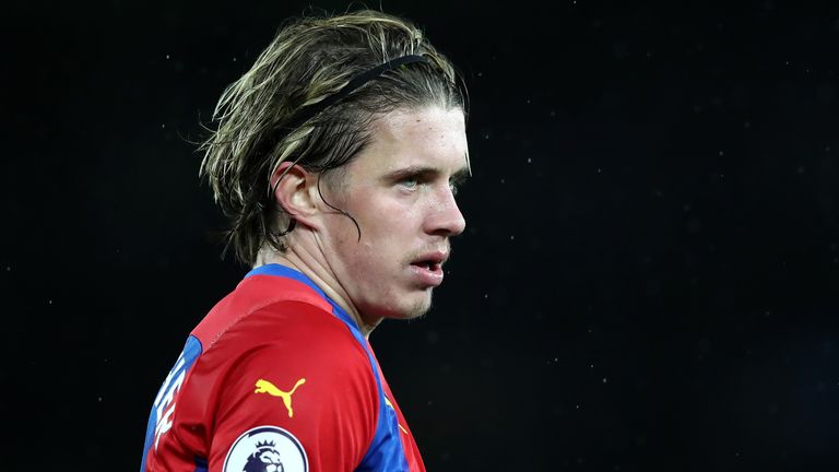Conor Gallagher is on loan at Crystal Palace from Chelsea