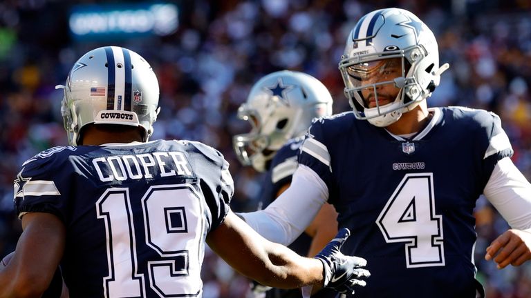 Amari Cooper and Dak Prescott