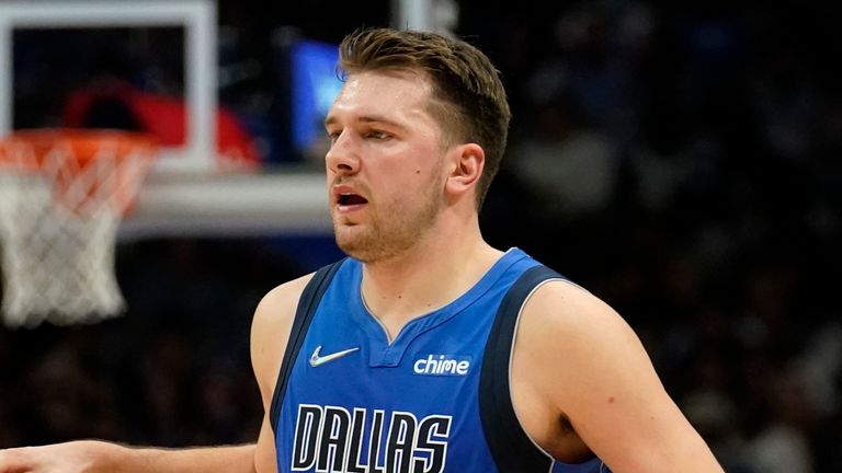 Dallas Mavericks guard Luka Doncic is one of 95 players currently in health and safety protocols due to coronavirus