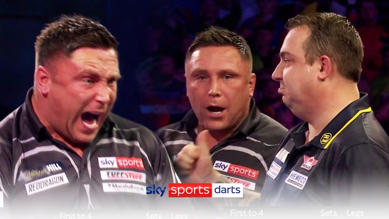 Price and Huybrechts exchanged some heated words as their epic third-round tussle entered the closing stages