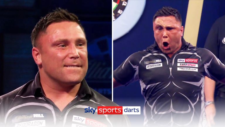 Gerwyn Price won a sudden death leg to triumph 4-3 against Kim Huybrechts in round three of the World Darts Championship.