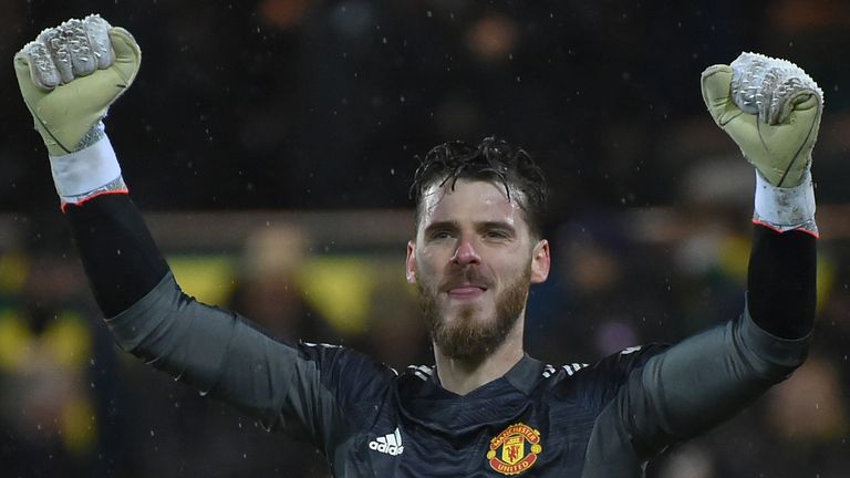 David de Gea a produit une performance d'homme du match alors que Man Utd battait Norwich