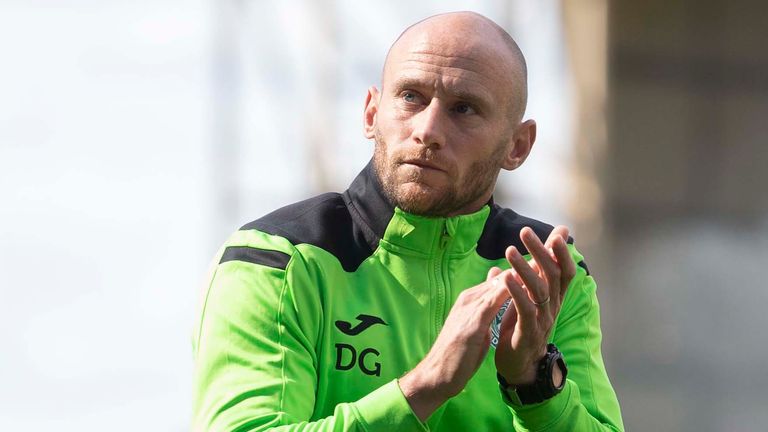 David Gray will lead Hibs out against Celtic in Sunday's League Cup final