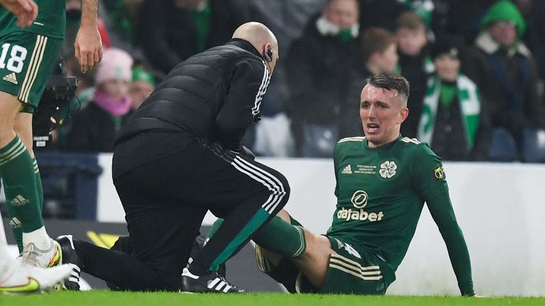 David Turnbull went off with a hamstring injury in the first half