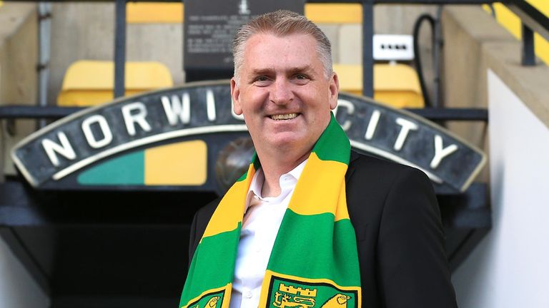 Dean Smith is unveiled as Norwich manager