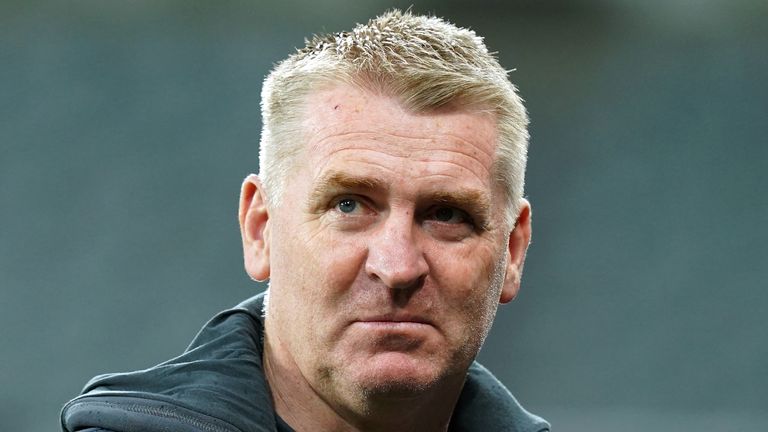 Norwich City manager Dean Smith before the Premier League match between Newcastle United and Norwich City at St James&#39; Park, Newcastle. Picture date: Tuesday November 30, 2021.