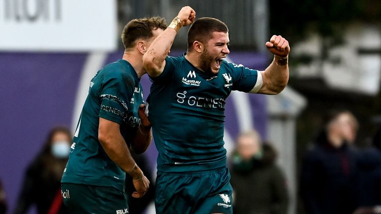 Diarmuid Kilgallen was one of Connacht's six goal scorers when they comfortably beat Stade Francais in Galway