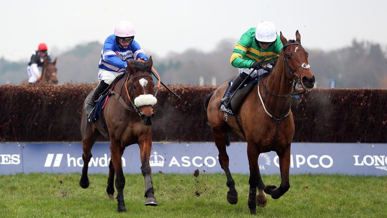 Palmers Hill and Jonjo O'Neill Jr defeat Diego Du Charmil and Harry Cobden at Ascot