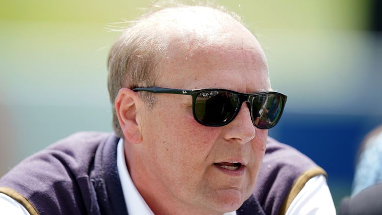 Ed Dunlop runs Virgin Snow at Southwell on Tuesday in the Winter Oaks Trial