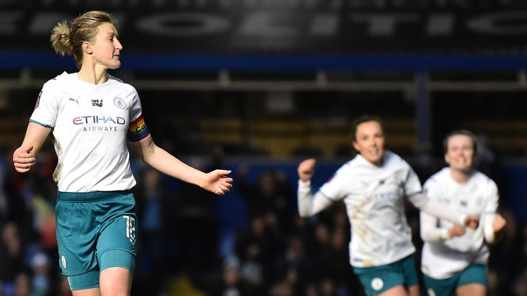 Ellen White scored the late winner for Man City at St Andrew's