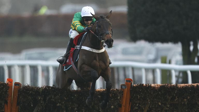 Stunner impressed with her skillful jumps as she wins the 2021 Christmas Hurdle at Kempton
