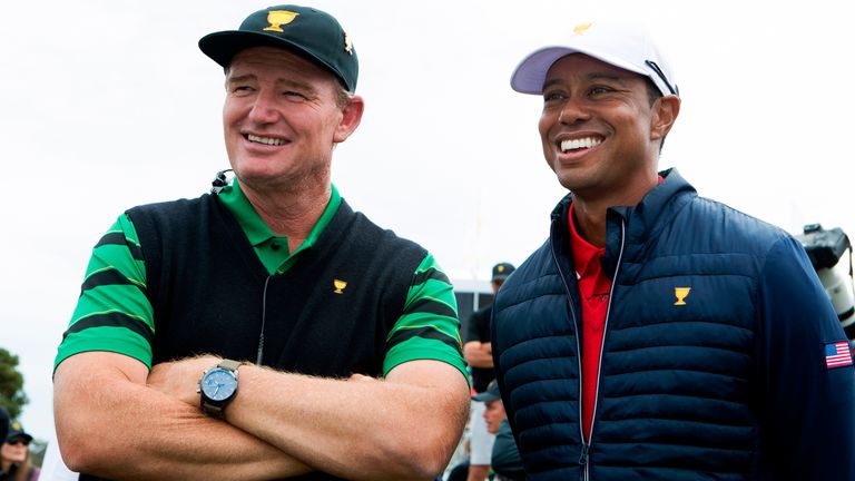 Ernie Els was a longtime rival to Woods during their glittering PGA Tour careers