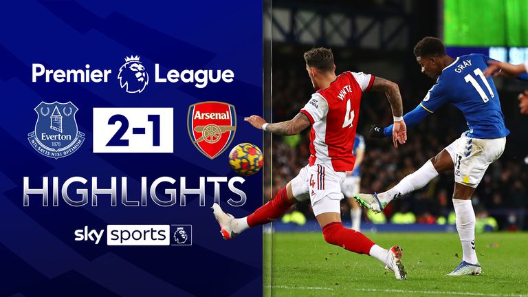 Everton vs Arsenal highlights
