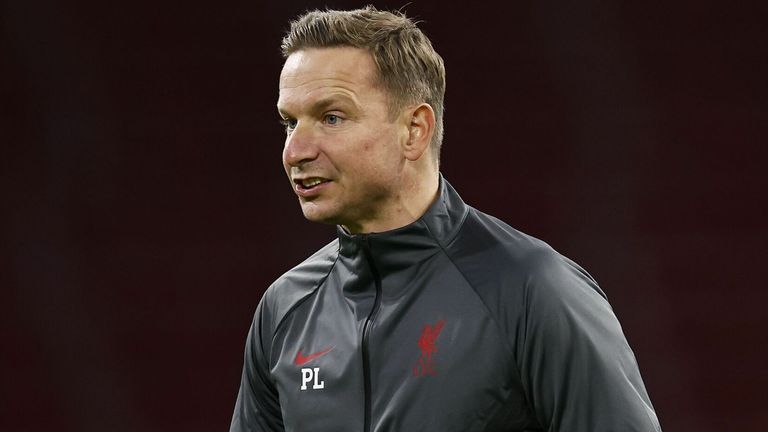 Liverpool assistant manager Pep Lijnders