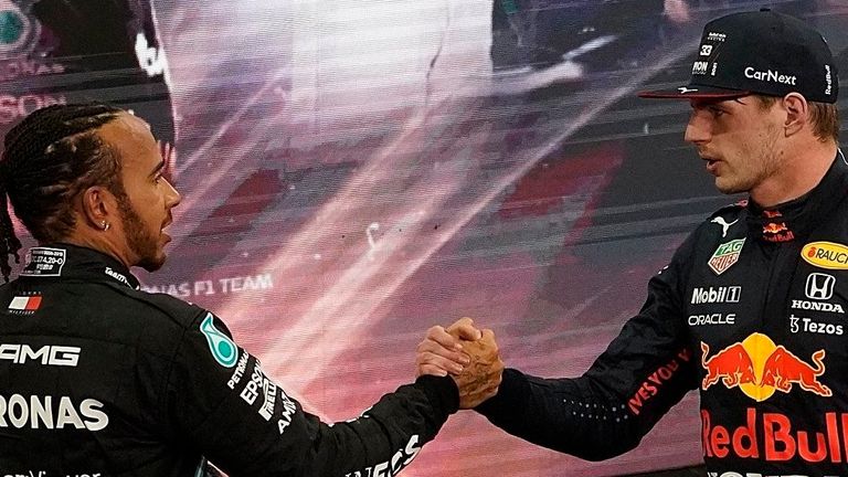 Max Verstappen has paid tribute to rival Lewis Hamilton after claiming his first Drivers' Championship