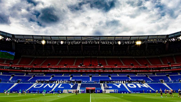 Rangers fans will not be allowed into the Groupama Stadium