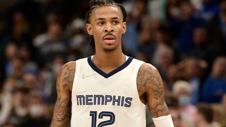 Ja Morant 'frustrated' by Memphis Grizzlies fans asking him to 'sit back  out' on return to action | NBA News | Sky Sports
