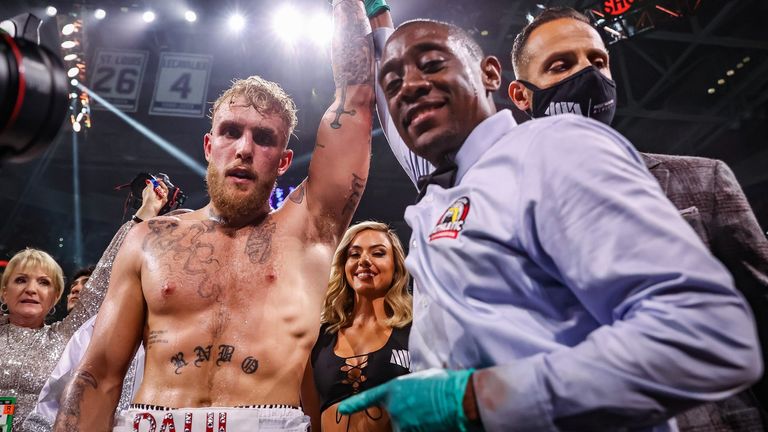 Jake Paul. Pic via @ShowtimeBoxing