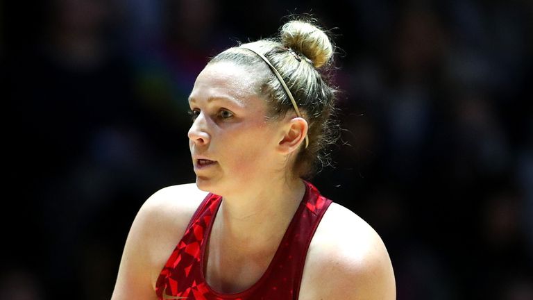 Jo Harten made her first international appearance for two years during the first Test against Jamaica 