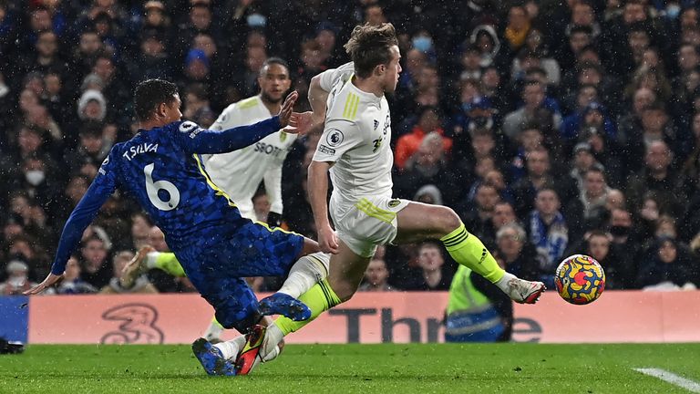 Substitute Joe Gelhardt pulls Leeds United level at Stamford Bridge