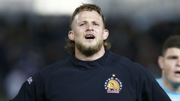 Exeter Chiefs v Montpellier - Heineken Champions Cup - Sandy Park
Exeter Chiefs' Jonny Hill before the Heineken Champions Cup match at Sandy Park, Exeter. Picture date: Saturday December 11, 2021.