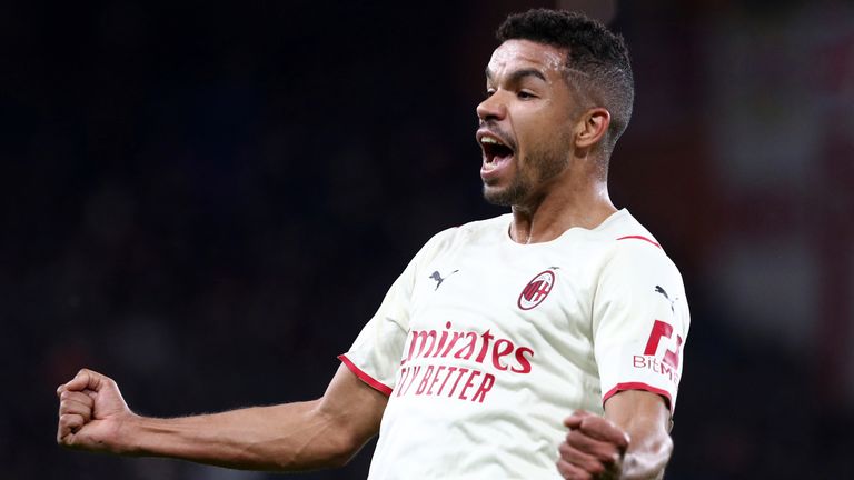 Junior Messias scored twice on his first start for AC Milan