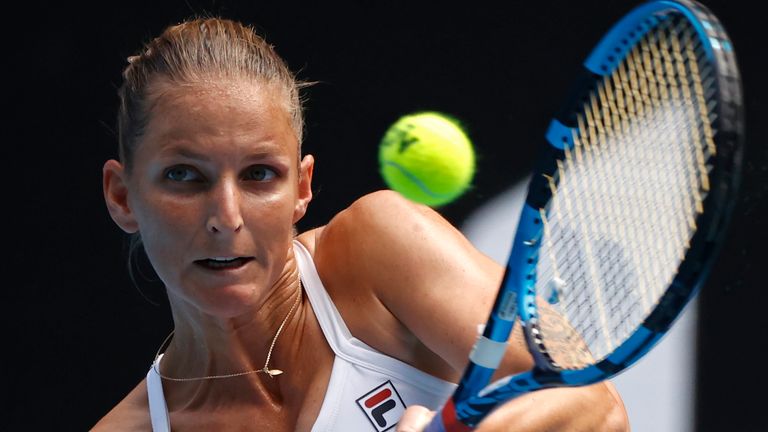 Karolina Pliskova lost to fellow Czech Karolina Muchova in the third round at this year's Australian Open 