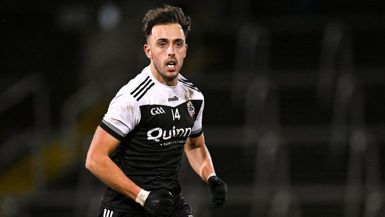 4 December 2021; Ryan Johnston of Kilcoo during the AIB Ulster GAA Football Senior Club Championship Quarter-Final match between Ramor United and Kilcoo at Kingspan Breffni in Cavan. Photo by Seb Daly/Sportsfile