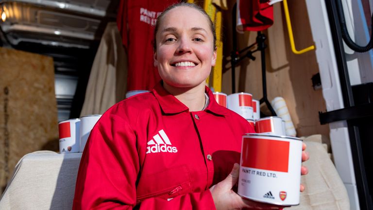 Kim Little is backing adidas' Paint It Red campaign ahead of the Women's FA Cup final