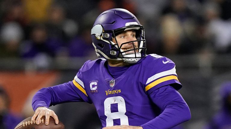 Kirk Cousins threw two touchdown passes to see his Minnesota Vikings past the Chicago Bears on Monday night