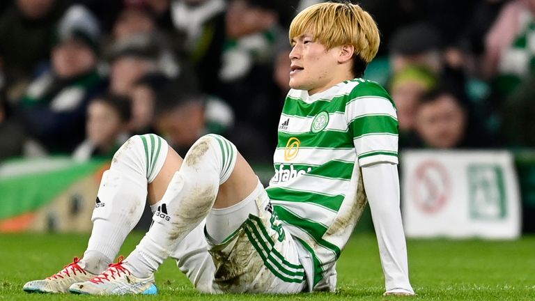 Kyogo Furuhashi was forced off during Celtic&#39;s win over Real Betis