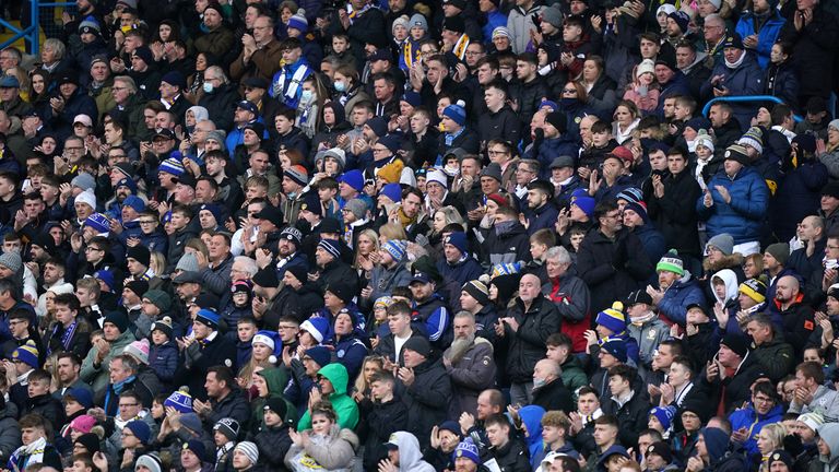Elland Road was packed out for the Brentford clash