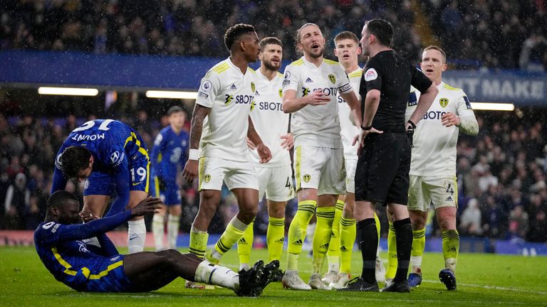 Leeds United fined £20,000 by FA after admitting failure to control players  in 3-2 defeat at Chelsea | Football News | Sky Sports