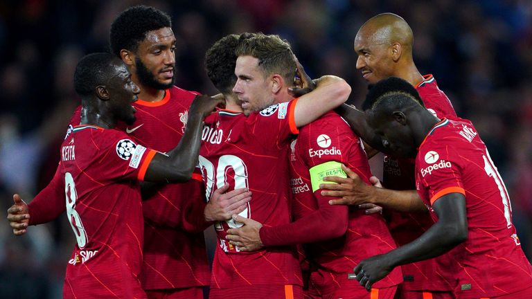 Liverpool became the first English side to win all six Champions League group stage games