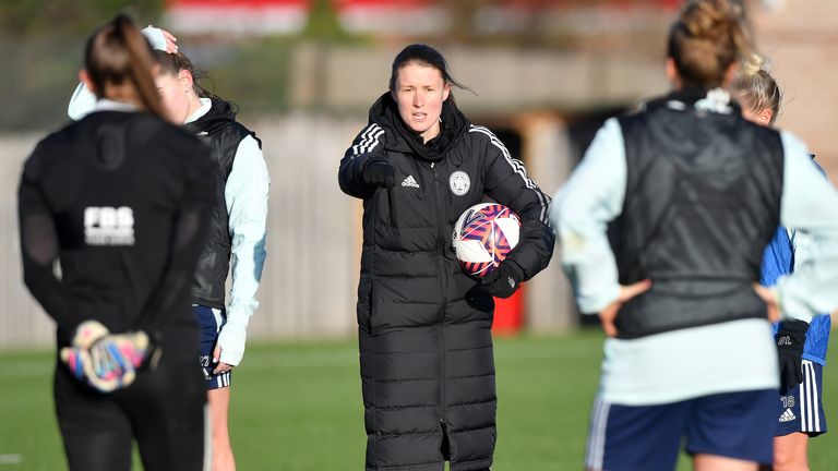 The coach began her new role on Monday ahead of the weekend's WSL meeting with Arsenal
