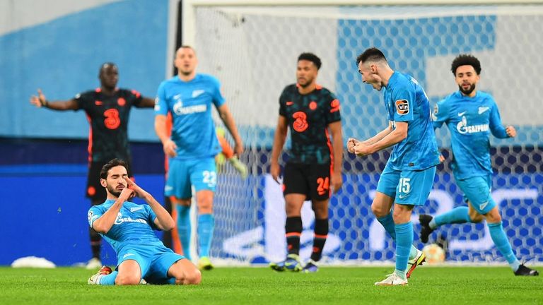Magomed Ozdoev celebrates his 94th-minute screamer