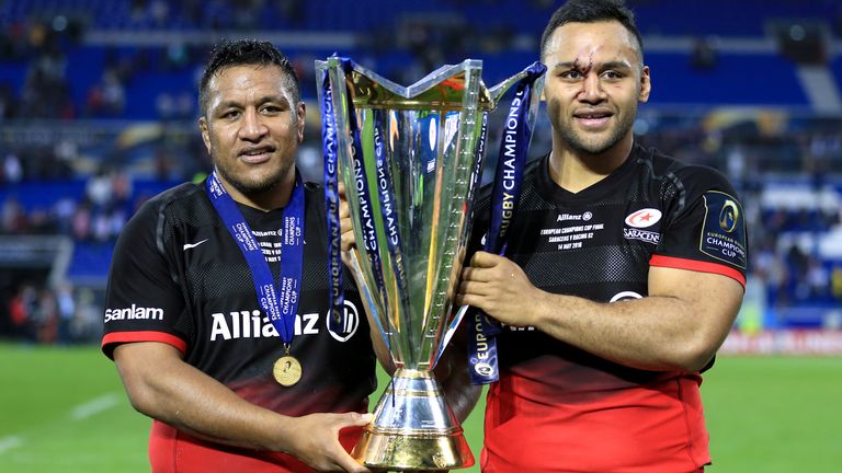 Billy (R) and Mako (L) Vunipola have extended their stays at the Allianz Stadium